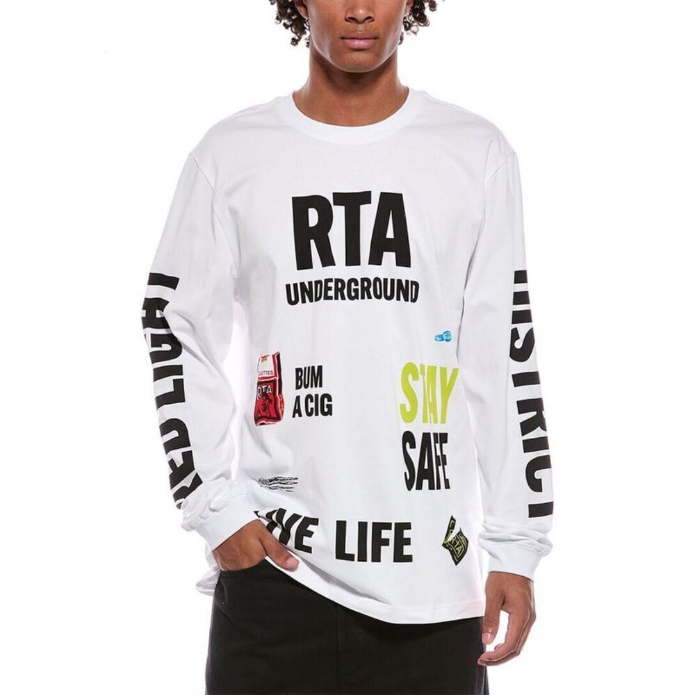 Rta Mens  Lawrence T-Shirt, White